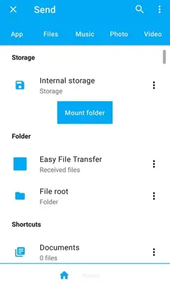 Easy File Transfer android App screenshot 1